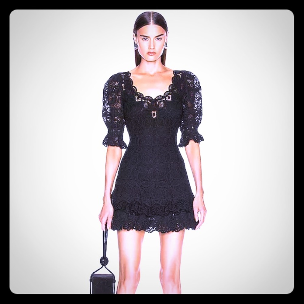 Jonathan Simkhai crochet lace mini dress
